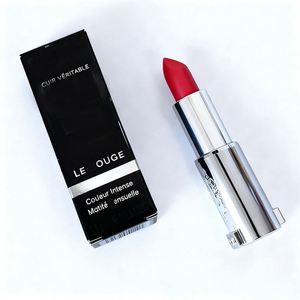 กล่องลิปสติกปั๊มลายทอง พร้อมบรรจุภัณฑ์กระดาษการ์ดสีขาวสำหรับหลอดลิปสติกและผลิตภัณฑ์เครื่องสำอาง - Product Image 3