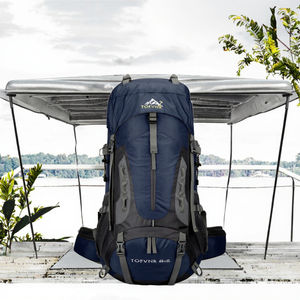 Mochila de Viaje FEESLY, Impermeable, de Nailon, Moderna, 65L, Cierre de Cremallera y Broche, Diseño Ergonómico con Correa para el Hombro, Deportiva - Product Image 2