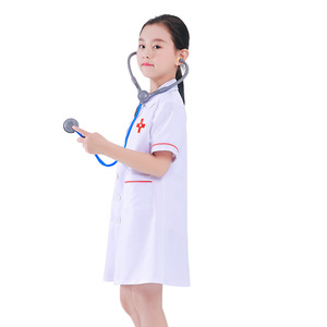 Costume de médecin pour enfants de haute qualité, 100% polyester, <span class=keywords><strong>accessoires</strong></span> pour Halloween, carnaval, fête, pour les enfants de 3 à 6 ans - Product Image 1