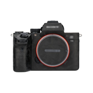 KIWIFOTOS สติกเกอร์ติดกล้องสำหรับ <span class=keywords><strong>Sony</strong></span> A7S <span class=keywords><strong>III</strong></span>,ชุดฟิล์มกันรอยอุปกรณ์เสริมสำหรับผิวกล้องสีดำเงา - Product Image 1