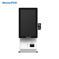 Kiosque de libre-service de comptoir WestarPOS CRS001 18,5 pouces avec rotation à 90 degrés