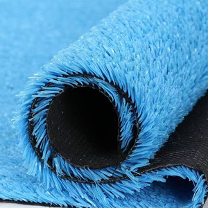 Limpiadores de PE de <span class=keywords><strong>césped</strong></span> <span class=keywords><strong>artificial</strong></span> de ocio azul claro de alta calidad para deportes al aire libre y Paisajismo de jardín para Bádminton - Product Image 1