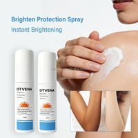 OTVENA Lotion Corporelle Éclaircissante et Hydratante Légère Non Collante pour Peau Ternie, Révélateur d'Éclat, Fixateur d'Hydratation Longue Durée