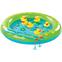 Étang gonflable de pêche de canard d'arrière-cour extérieur jouet aquatique d'été jeu de pêche de canard enfants canard de pêche