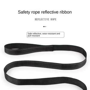 Custom poliestere/nylon stampa animale a spina di pesce guinzaglio del cane per Pet Pet corda di sicurezza eco-friendly Custom all'ingrosso - Product Image 3