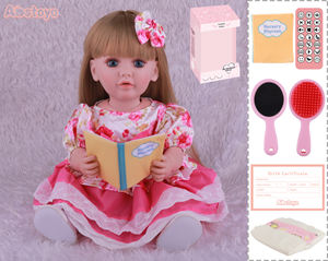 Poupée Reborn FiveStar de 56 cm en Vinyle et Caoutchouc, Jouet de Mode Réaliste pour Enfants, Idéale pour Lire des Histoires - Product Image 1