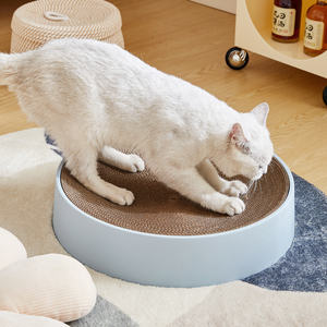 Griffoir pour chat rond en carton personnalisé en gros, lit pour chat pour l'intérieur - Product Image 4