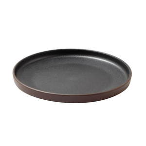 Plato Redondo para Bistec, Negro, de Melamina, Plano, para Uso Comercial, Hoteles, Comedor, Estilo Occidental - Product Image 5