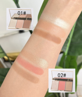 Palette de maquillage professionnelle, blush, bronzant, produit de beauté, poudre de contouring, 10 unités