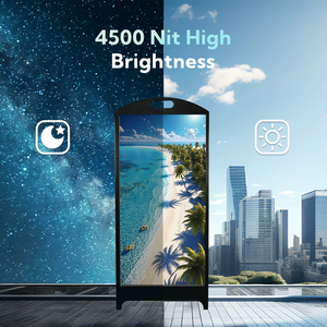 Cosun ngoài trời không thấm nước <span class=keywords><strong>Android</strong></span> có thể gập lại xách tay LED hiển thị áp phích đứng có thể gập lại LED <span class=keywords><strong>Poster</strong></span> - Product Image 4