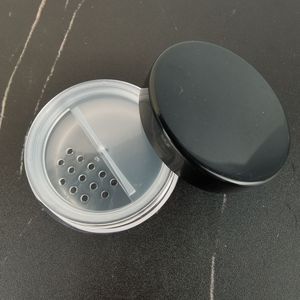 Individuell Bedruckte 10g 20g Lose Puder-Dosen mit Drehbarem Siebdeckel und Schraubverschluss aus Kunststoff Schwarzer Puderpuff - Product Image 2
