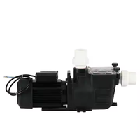Pompe à eau de piscine électrique 1,5 CV 220 V avec moteur de filtration et de circulation, coque en plastique robuste et durable