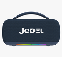 Haut-parleur portable en tissu TWS sans fil, modèle JL5.4, 15W, avec lumière RGB, carte TF, USB, FM, idéal pour les fêtes en extérieur – Vente chaude directe usine