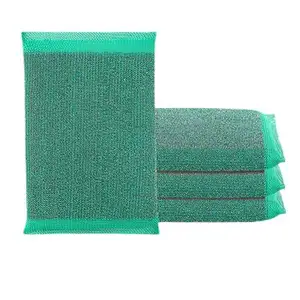Kitchen Cleaning Sponge Dishcloth Double Sided Scouring Pad Rag Scrubber Sponges For Dishwashing Kitchen Cleaning Tool