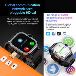 <span class=keywords><strong>Smartwatch</strong></span> 4G <span class=keywords><strong>con</strong></span> Scheda Sim Doppia Fotocamera HD Cardiofrequenzimetro Navigazione GPS WiFi Bluetooth Schermo IPS HD Conteggio Passi - Product Image 4