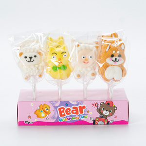 Fabricant de confiseries, sucettes en forme de chien berger, halal, véganes, personnalisées, adorables, en forme d'animal, bonbons en coton doux pour enfants - Product Image 1