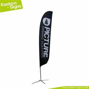 Bandiere stampate su misura della piuma che pubblicizzano il Banner con <span class=keywords><strong>materiale</strong></span> durevole e le bandiere Swooper del palo - Product Image 5