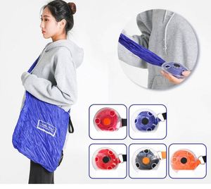 Portable Reusable Multifunctional Polyester Storage Bag Eco-Friendly Foldable <b>Small</b> Disc Design Letter for <b>Shopping</b> Gifts - Product Image 6