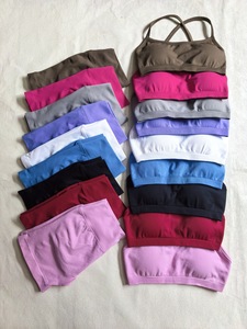 Adjustable Strap Yoga <b>Bra</b> V Back Shorts <b>Set</b> 2 Pcs Sportswear <b>Sexy</b> Cross Back Fitness Yoga <b>Set</b> Seamless Active <b>Set</b> - Product Image 6