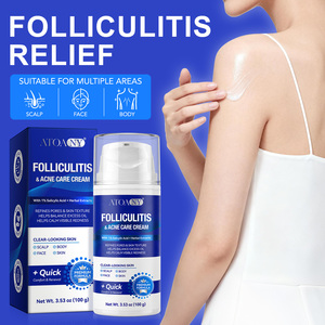 ATOANY 100g Crème <span class=keywords><strong>anti</strong></span>-démangeaisons pour le renouvellement cutané, soin de la folliculite et de l'acné avec acide salicylique et extraits de plantes pour le cuir chevelu, le <span class=keywords><strong>visage</strong></span> et le corps - Product Image 3