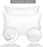 Coussin hp de qualité supérieure 1000g, oreiller en peluche, Fiber supérieure, 100%, respirant, couverture en coton, respectueux de la peau