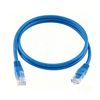 Cable de Red Kneysum CAT5/CAT5e, Cobre Puro Sólido UTP, 8 Conductores, 40M, Cable de Conexión RJ45, Par Trenzado, para Router