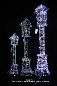 <span class=keywords><strong>Farolas</strong></span> Decorativas de Navidad con Luces LED para Decoración Interior del Hogar, Venta al por Mayor - Product Image 2