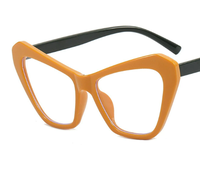2026 Neue Y2K Ästhetik Katzenaugen-Brille, Dreieckiger Vollrand PC-Rahmen Anti-Blaulicht Damen-Sonnenbrille, Individuelles Logo OEM Formenbau