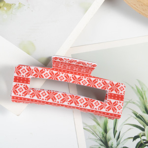 Ngọt Ngào Dễ Thương Cô Gái Kẹp Tóc Mới Giáng Sinh Tóc Claw Clip Đa Năng Tóc Clip Với Người Tuyết Tuần Lộc Chuông Mô Hình Cho Các Bên - Product Image 6