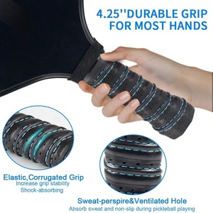 Paleta <span class=keywords><strong>de</strong></span> Pickleball Personalizada con Logotipo, Color y Patrón, Paleta <span class=keywords><strong>de</strong></span> Pickleball Duradera <span class=keywords><strong>de</strong></span> Fibra <span class=keywords><strong>de</strong></span> Vidrio y Carbono, Aprobada por la USAPA, para Organizaciones Deportivas - Product Image 2