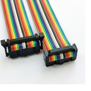 Rainbow Idc Flat <b>Data</b> <b>Cable</b> Flexible 16pin 1.27 2.54 Idc <b>Cable</b> Assembly - Product Image 4