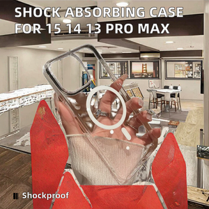 Étui de protection transparent de luxe en TPU pour téléphone PC absorbant les chocs tout compris pour 15 14 13 <span class=keywords><strong>Pro</strong></span> Max avec emballage de sac Opp - Product Image 2