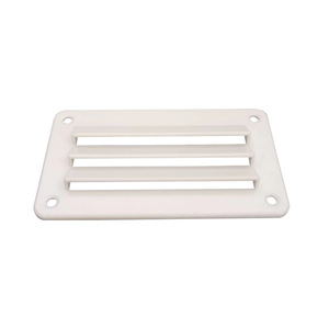 Grille de ventilation en plastique 140x78mm à fixation par vis pour camping-car et bateau - Product Image 1