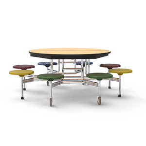 طاولة مستديرة متنقلة للطعام قابلة للطي للطاولة المكتبية الأعلى مبيعًا - Product Image 4