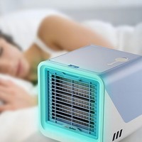 Pendingin Udara Mini Portabel USB 8W, AC Pribadi Evaporatif untuk Ruangan