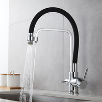 YL1094 nouveau robinet de cuisine en laiton à double usage, Purification de l'eau à 3 voies, eau potable