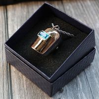 Drop Ship Casque de Soudage Charm Masque Design Acier Inoxydable Soudeur Capuche Pendentif Collier