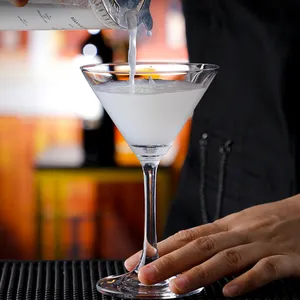 Kaca Martini Cocktail, Kristal Elegan 16Oz untuk Bar