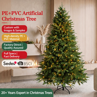 Sapin de Noël Artificiel Haut de Gamme 150 cm – Vainqueur du Test – Pliable pour Intérieur – Avec Support en Bois et Sac de Rangement – Pure Living
