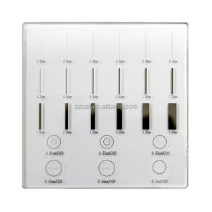 999 Mikroskop Kalibrasi Slide Skala Silang Mikrometer Reticle Papan Pengukur Lebar Garis untuk Alat Pengukur Lebar Retak - Product Image 2