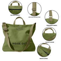 Sac fourre-tout en toile d'épicerie en coton personnalisé Conception populaire Logo personnalisé Supermarché Achats disponibles