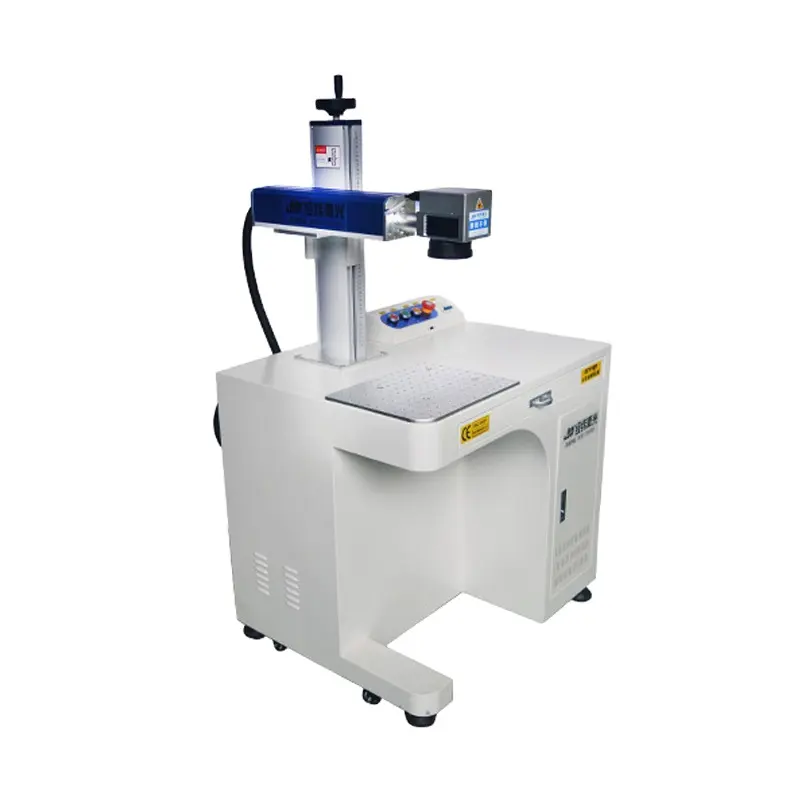 Mesin penanda Laser CO2 30w-50w untuk papan kepadatan plastik mudah dioperasikan dengan perangkat lunak kontrol EzCad garansi 1 tahun
