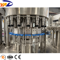 Machine de remplissage d'eau en bouteille PET rotative entièrement automatique 6000BPH, ligne de production certifiée CE