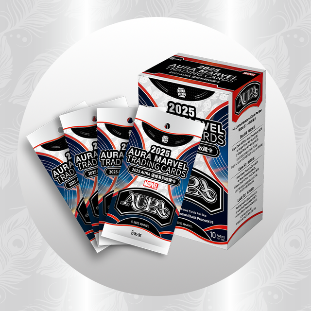 10 Box Wholesale KAKAWOW 2025 AURA MARVELs Trading Card Game Collection Cards for Toys Gift Supernatur Trading Card Box