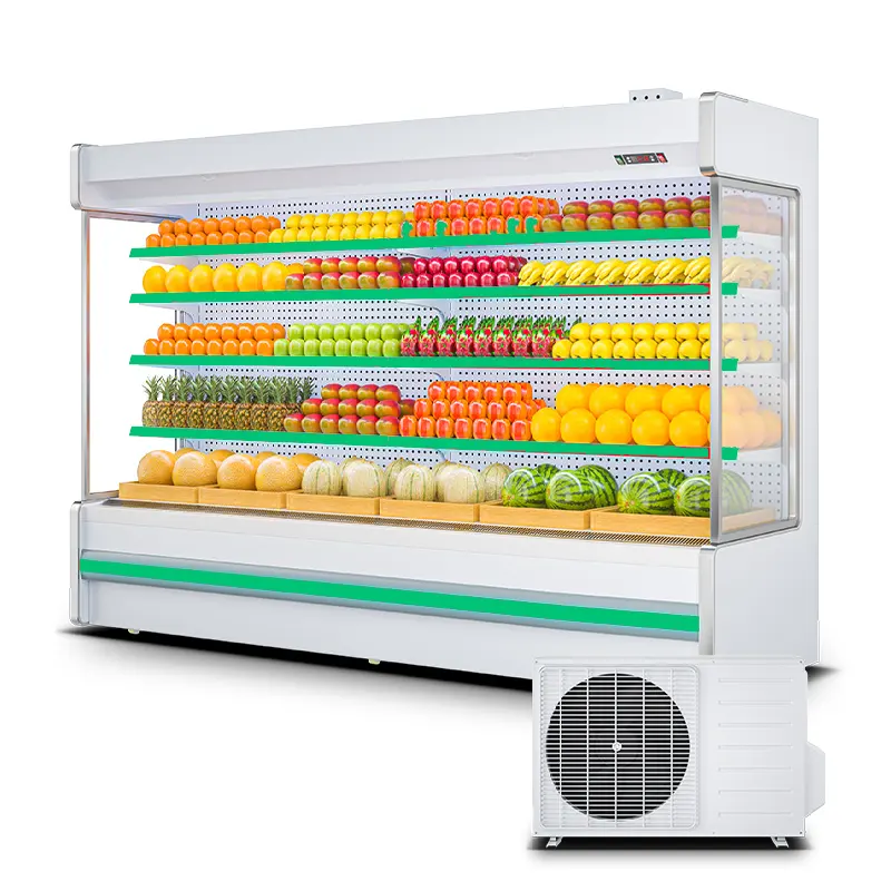 MUXUE Vegetables Fruit Display Refrigerators Fruit Refrigerator For Supermarket