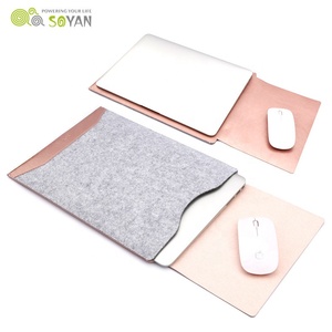 Fundas Protectoras para Portátiles de 12, 13.3 y 15.4 Pulgadas, Estilo Anime, de Fieltro y Cuero PU, Anticolisión, con Alfombrillas Antideslizantes para Ratón - Product Image 2
