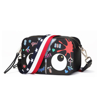 Sac à main de luxe petit format avec imprimé grand œil, sac à bandoulière pour femmes, sac à téléphone à thème graffiti EYE, sac de fille Sailermoon 1490-1