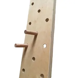 健身房家用器材锻炼木制攀爬挂板: