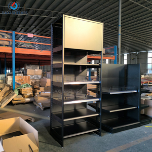 Wall Mounted <strong>Metal</strong> <strong>Pegboard</strong> Shelves Slatwall Display Shelf Supermarket Display Shelves - Product Image 2
