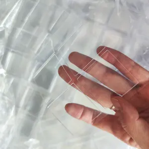 Transparent self adhesive reusable rubber polyurethane nano suction sheet large super sticky nonslip pad